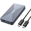 Inateck Alloggiamento SSD NVMe 40Gbps M.2, alloggiamento Disco Rigido in Alluminio, USB4.0/Thunderbolt 4, Installazione Senza Attrezzi, Supporto 2230/2242/2260/2280 SSD M-Key, FE2028