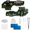 Extkry Connettore di Ricarica per Samsung Galaxy A22 5G Kit Riparazione | Porta di ricarica flat ricarica porta caricabatterie charging port microfono con kit di riparazione.