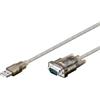Wentronic Cavo usb Wentronic USB2 A/M a seriell DSUB9/M 1,5m [95435]