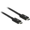 Delock Cavo Thunderbolt Delock USB C -> USB C St/St 0.50m nero [84844]