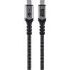 Goobay Cavo Usb Goobay Usb-C maschio 1.8m Nero/Grigio [74213]