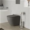 Parama Vaso filomuro tornado silent flush in ceramica grigio opaco con sedile soft-close | Sydney