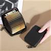 NONE 20 detent portacarte PU Business Bank Credit Bus ID Card Holder Cover portamonete Anti smagnetizzazione portafogli borsa Organizer