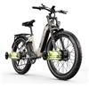 Shengmilo S700 Bicicletta elettrica per adulti 2000W Bici elettrica a doppio motore, Batteria 48V17.5AH Fat Tire E-bike, E-Mountain bike da 26 pollici, e bike