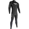 CRESSI Fast Man Monopiece Wetsuit Black/Grey 1mm M - Muta Monopezzo in Neoprene Bifoderato 1mm High Stretch, Ideale per Immersioni e Snorkeling in Acque Temperate, Man Nero/Grigio, M