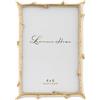 Lawrence Frames 4x6 Gold Metal Picture Frame with Natural Branch Design Cornice portafoto