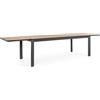 Bizzotto Tavolo allungabile Belmar 220-340x100 naturale-antracite