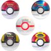 Pokémon (gioco di carte collezionabili), PKM Pokeball Tin Autunno 2025 DE, 3 confezioni Booster + 2 fogli di adesivi