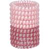 JessLab Elastici Spirale per Capelli, 10 Pezzi Senza per Tracce in Plastica per Coda di Cavallo, Accessorio per Ragazze e Donne, Colori Assortiti (#49)