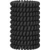 JessLab Elastici Spirale per Capelli, 10 Pezzi Senza per Tracce in Plastica per Coda di Cavallo, Accessorio per Ragazze e Donne, Colori Assortiti (#31)