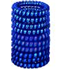 JessLab Elastici Spirale per Capelli, 10 Pezzi Senza per Tracce in Plastica per Coda di Cavallo, Accessorio per Ragazze e Donne, Colori Assortiti (#10)