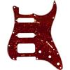 Musiclily Pro 11 Fori Angoli Arrotondati HSS Battipenna Vintage Tortoise | per Chitarra Elettrica USA/Mexican Strat con 3 Vite per Montaggio Humbucking Open Pickup