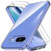 EVETANE Cover Pixel 10A e 2 schermi di protezione - Silicone - Trasparente - refurbished