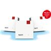 FRITZ Access Point Set Mesh Wi-Fi 6 1600 3-PACK Rosso e Bianco