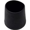 Adsamm® / 4 x puntali avvolgenti esterni/neri/Ø 34-37 mm/tondi/piedini in PVC per gambe di mobili tonde/puntali protettivi per arredi Adsamm® Quality