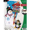 Bucilla Felt Stocking Applique Kit 18 Long-Destination North Pole - 89594E