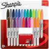 Sharpie Pennarelli Indelebili | Punta Fine | Colori Divertenti Assortiti | Confezione da 24