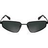 CALVIN KLEIN Jeans Women's Sunglasses CKJ25200S - Matte Black with Solid Grey Lens