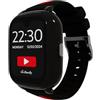 SaveFamily Iconic Plus 2 | Smartwatch per Bambini con Localizzatore GPS, Chiamate, Video, IA, Pulsante SOS, Whatsapp, Spotify, Misuratore di Temperatura | Modello Streamer