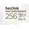 MAX ENDURANCE Video Monitoring for Dashcams & Home Monitoring 256 GB Microsdxc M