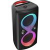 NEW MAJESTIC Cassa Bluetooth Portatile Party Speaker 116190 BK Fire 90