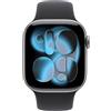 Apple Watch Series 11 GPS+Cellular 46mm Space Gray Al. Case SB S/M - Black EU