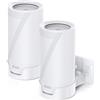 XLTTYWL Deco - Kit di montaggio a parete WiFi 7, staffa di montaggio per router Deco BE65-5G/BE75/BE85/BE95/BE17000/BE22000/BE33000 e gestione dei cavi per TP Decos 7 Tri-Band WiFi 7 Mesh System