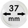 LINDNER Das Original Capsule per Monete Ø 37 mm Interno, Confezione da 10