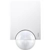 Schneider Electric Merten Argus 565219 - Rilevatore di movimento per interni ed esterni, 220 Basic, IP55, 360 gradi, colore bianco polare