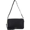 Coccinelle Pelle borsa a tracolla Tebe Mini Bag Grained Leather Noir nero