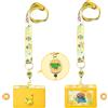 Pokémon Center originale Cordino porta carte d'identità originale Pokemon Center Midarezaki Pikachu fl...