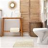 Emma Barclay Twinkle - Tappetino da Bagno Super Morbido - Tappetino da Bagno di Lusso con Dettagli Scintillanti, 60% Poliestere, 40% Cotone in Beige, 50 x 80 cm