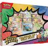 Pokémon: collezione con spilla deluxe Compagni d'avventura dell'espansione Megaevoluzione - Ascesa Eroica del GCC Pokémon (3 carte promozionali olografiche, 1 spilla deluxe e 5 buste di espansione)