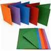 Craft UK Limited Craft UK 281 C6 Card and Envelope pack da 50 - Mixed Bright