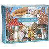 eeBoo Piece & Love: Carte da gioco a forma di fungo, include 2-52 mazzi di carte, mazzi tradizionali con belle opere d'arte e bordi dorati