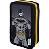 Scooli - Tripledecker Batman - Astuccio per Studenti con Penne e Accessori di Alta qualità - Ideale per Scuola, Tempo Libero e in Viaggio - da 6 Anni