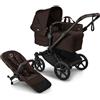 Bugaboo Donkey 6 Mono completo - Bugaboo Black- Cocoa Brown