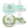 Avent Philips Succhietto Pacifier Ultra SoftNighttime 0/6 Mesi- Philips Avent