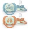 Avent Philips Succhietto Pacifier Ultra SoftNighttime 18+ - Philips Avent