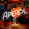 Mineup Aperol Insegna Al Neon, Aperol Spritz Insegne Al Neon Per Decorazione Da Parete, USB Luci Da Parete Al Neo a LED Per Bar Club Cocktail Feste Caverne Uomini Cucina
