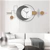 GSWBO Moderno Grande Orologio da Parete, Orologio da Parete Creativo Moderno 3D Design, Decorazione Silenzioso, per Soggiorno Camera da Letto Ufficio Cucina 100x40cm