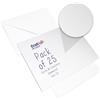 Craft UK Limited Craft UK 2250 C5 Hammered Card e Busta Pack da 25 - Bianco