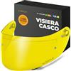 Everalo Visiera Compatibile con Agv K1 - K1s - K3sv - K5 - K5s - S4sv - Horizon - Skyline - Strada - Stealth sv - Compact - GT-2 (Giallo Notte)