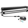 Willpower Barra LED Fuoristrada 23 Pollici 60W 6000LM, Barras Luce LEDs 12V 24V Slim Fila Singola, Luci di Lavoro Per Auto Trattore Camion Offroad Barca SUV ATV UTE 4x4 Veicoli, 6000K, Con Cablaggio