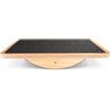 StrongTek Balance Board professionale in legno, Rocker Board, accessorio da scrivania in legno, tavola di bilanciamento per sotto la scrivania, rullo antiscivolo, forza del nucleo, stabilità, tavole