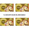 continente Portugal CodFish in olio d'oliva con lattine di aglio 4 x 120 G 4 x 4,07 once...