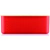 Bodum 11555-04 Bistro - Contenitore per il pane grande, con coperchio in bambù, 24 x 37 x 14 cm, colore: Rosso