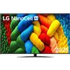 Lg Smart TV 75" 4K UHD NanoCell AI WebOS a7 Gen8 Classe F Nero 75NANO81A6A.API