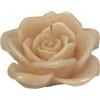 Cereria Di Giorgio - Candela a forma di Rosa - Colore Cipria - Diametro 10 cm Altezza 5 cm - Sacchetto Regalo - Artigianale