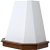 Coppari Cappa rustica legno STOCK FIVE 90 noce scuro